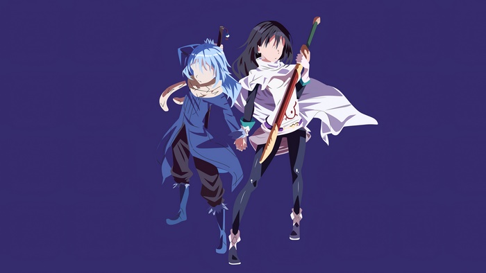Rimuru Tempest and Shizue Izawa from Tensei Shitara Slime
