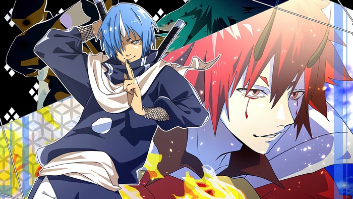 Souei and Benimaru from That Time I Got Reincarnated as a Slime 4K