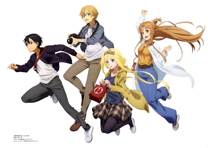 Sword Art Online Alicization Characters Group 4K