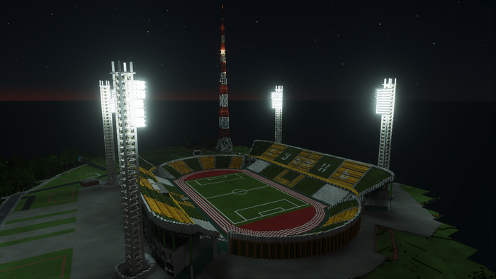Kuban Stadium Krasnodar Minecraft