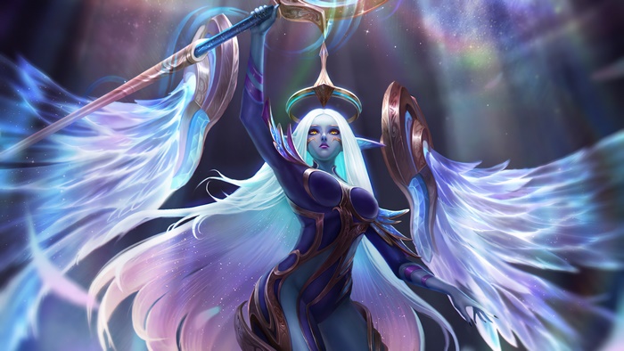 Soraka from League of Legends 4K