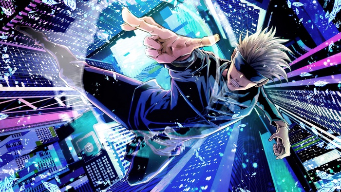 Satoru Gojo from Jujutsu Kaisen in 4K