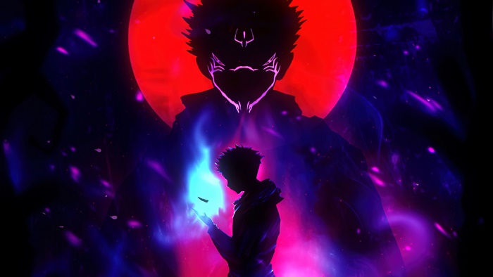 Yuji Itadori Silhouette from Jujutsu Kaisen 4K