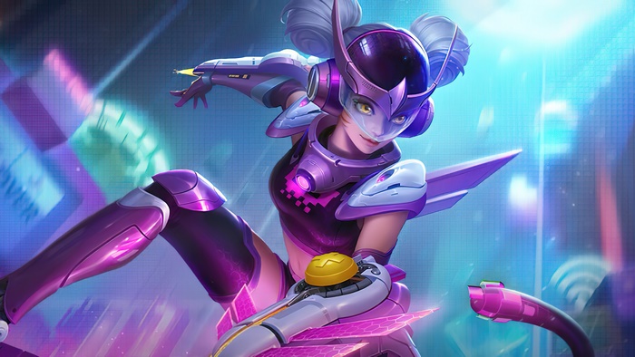 Wanwan Pixel Blast Skin from Mobile Legends
