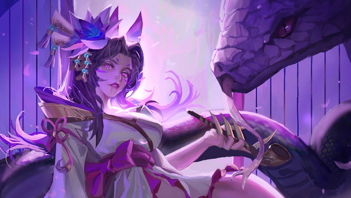 Cassiopeia from League of Legends 4K