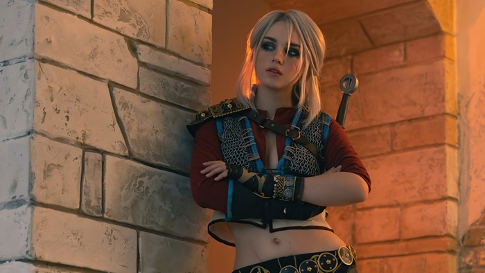 Ciri from The Witcher, cosplay by Shirogane Sama, 4K