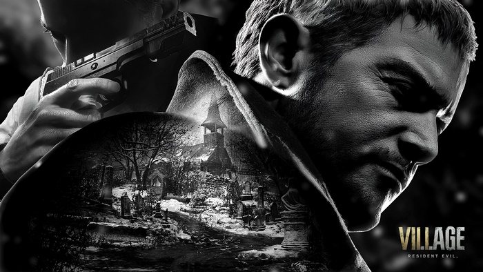 Chris Redfield from Resident Evil Village Art