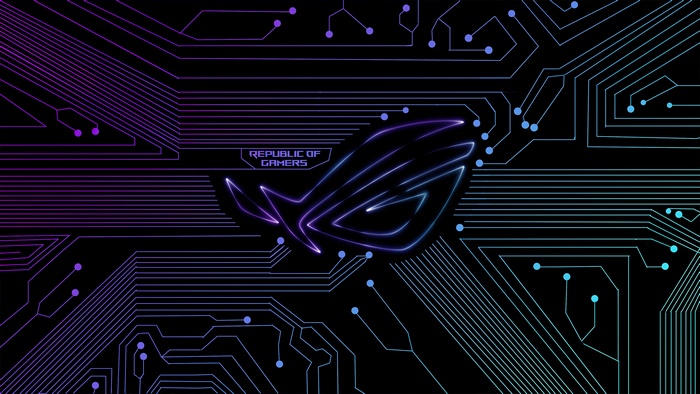 ROG Republic of Gamers circuit board 4K