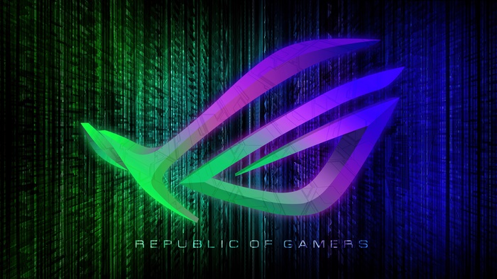 Republic of Gamers logo 4K