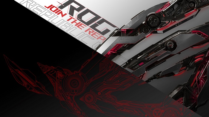 ROG Republic of Gamers logo 4K