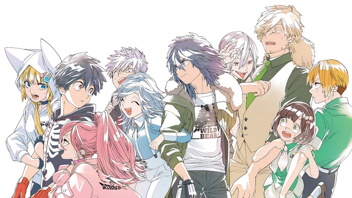 Kemono Jihen characters group portrait