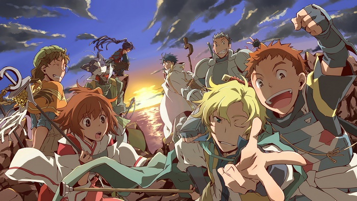 Log Horizon Characters at Sunset