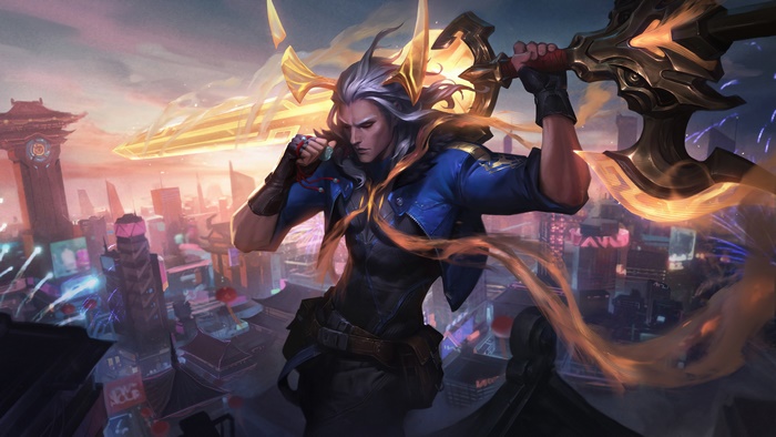 Viego from League of Legends Lunar Beast Splash Art