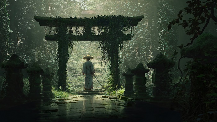 samurai, fantasy, torii, japanese, gate, 4k, HD Wallpaper | Rare Gallery