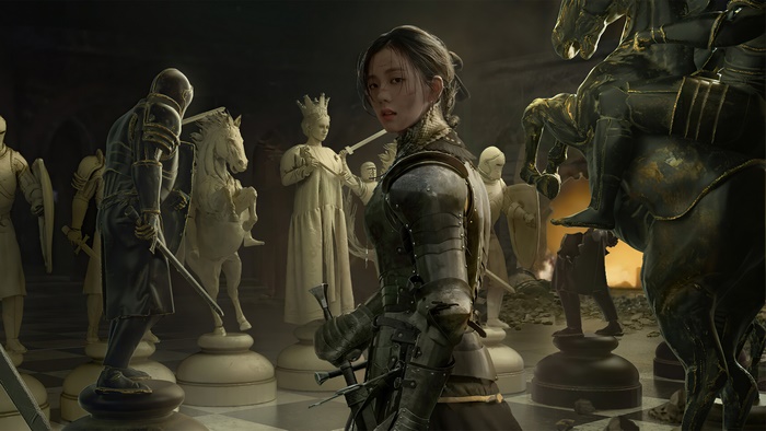 Jisoo of Blackpink as a Fantasy Warrior in