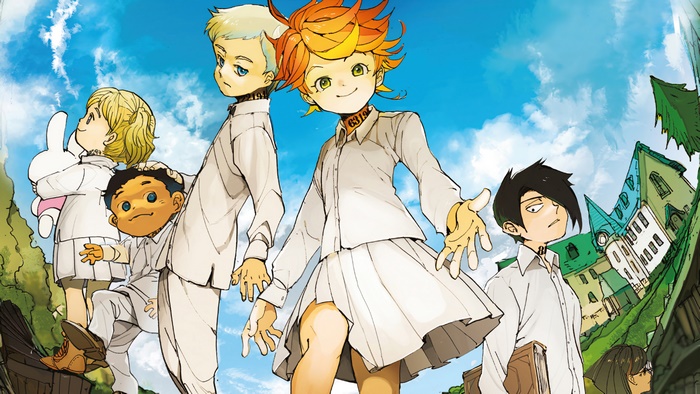 The Promised Neverland Emma, Norman, and Ray 4K