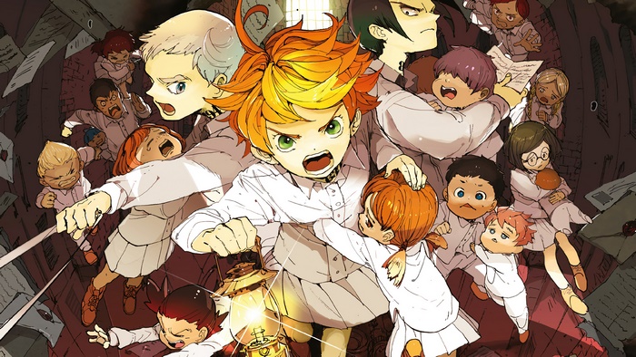 The Promised Neverland characters in 4K