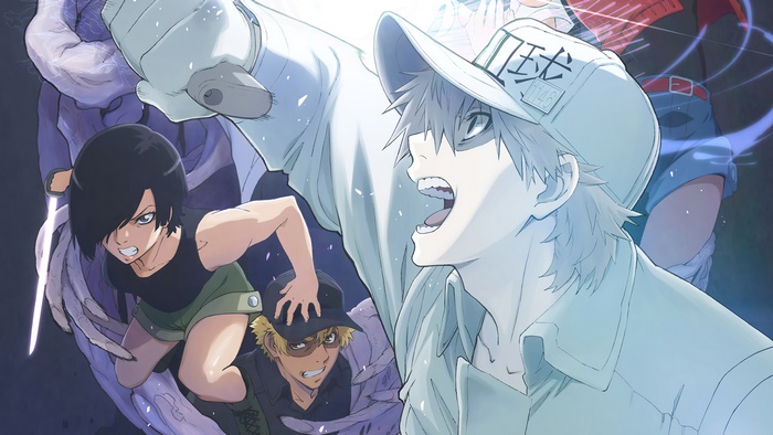 Cells at Work! characters in action