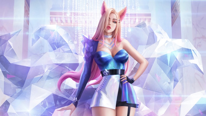 KDA Ahri All Out 4K Art