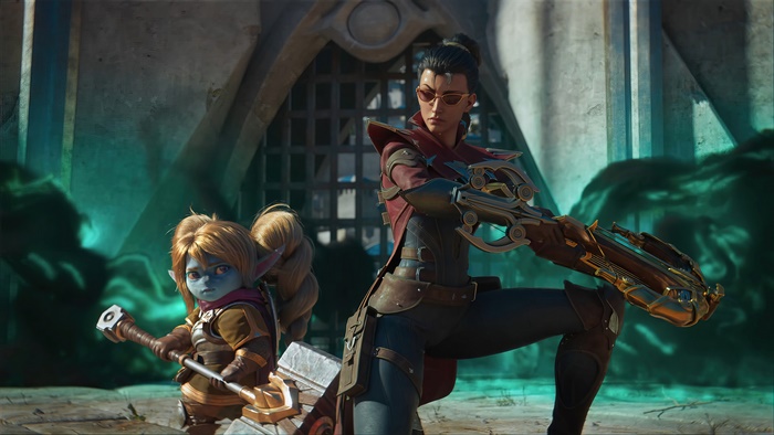 Vayne and Poppy from League of Legends