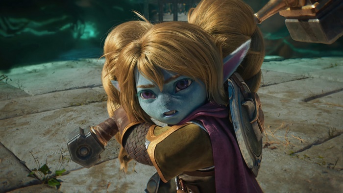 Poppy from League of Legends in Ruination 4K