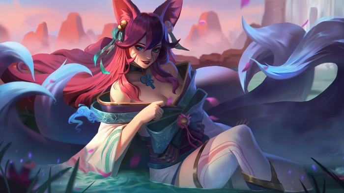 Ahri from League of Legends Spirit Blossom