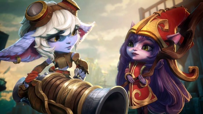 Tristana and Lulu from League of Legends 4K