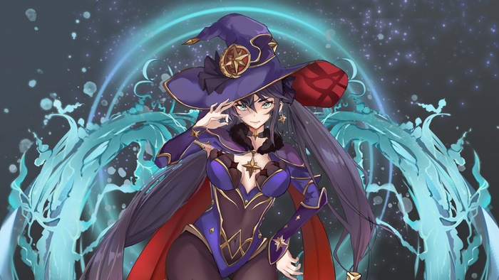 Mona from Genshin Impact 4K