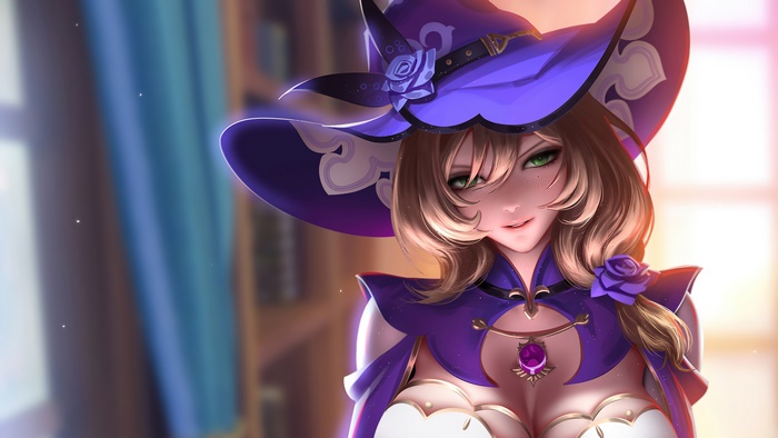 Lisa from Genshin Impact 4K