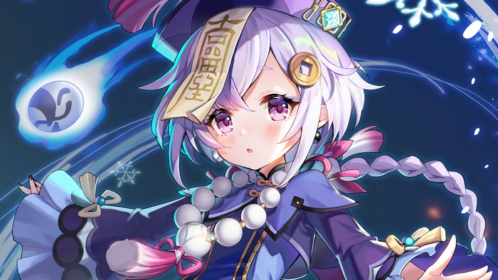 Qiqi from Genshin Impact in 4K Artwork