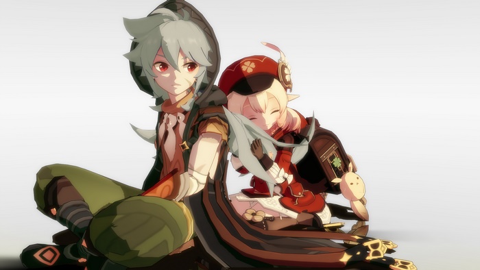 Razor and Klee from Genshin Impact 4K