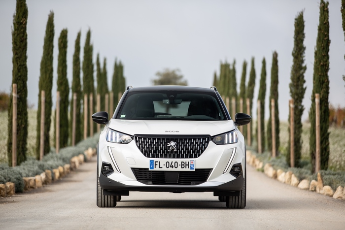White Peugeot 2008 SUV