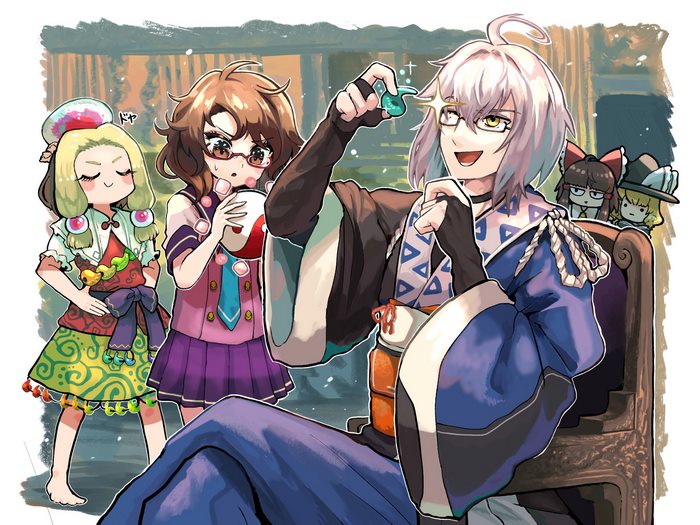 Sumireko Usami and Rinnosuke Morichika