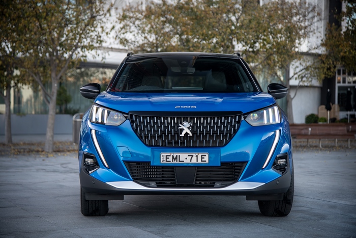Blue Peugeot 2008 GT SUV