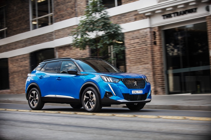 Blue Peugeot 2008 GT SUV
