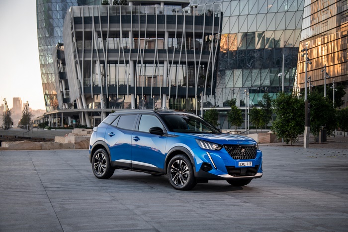 Blue Peugeot 2008 GT SUV