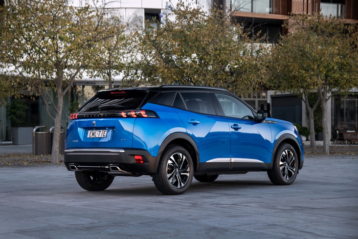 Blue Peugeot 2008 GT SUV