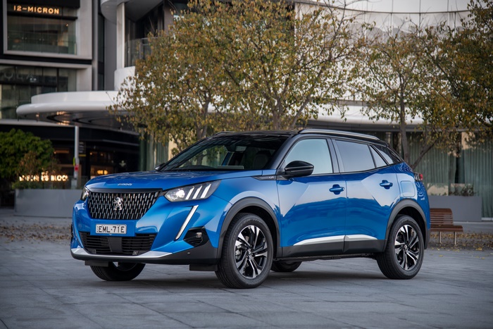 Blue Peugeot 2008 GT SUV