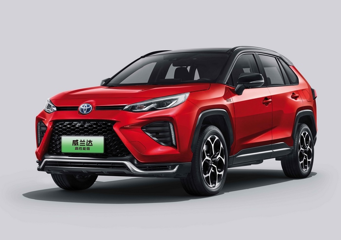 Red Toyota Wildlander PHEV SUV