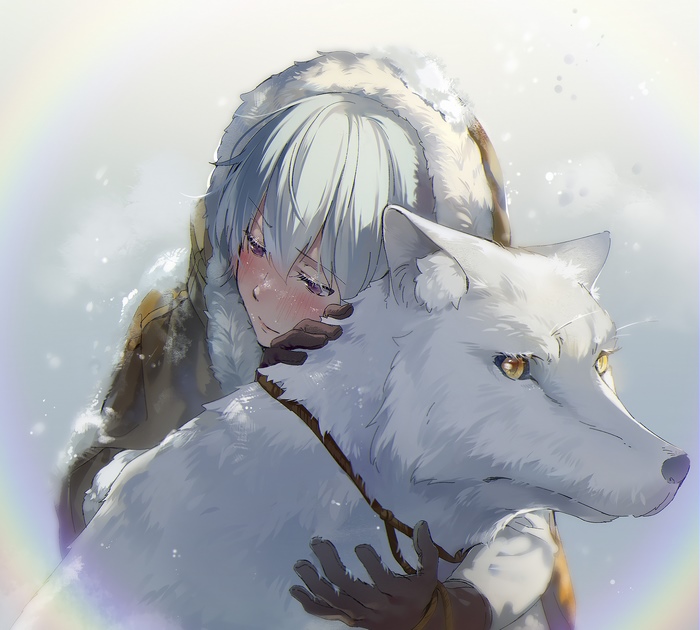 Fushi and Joan in the Snow - To Your Eternity