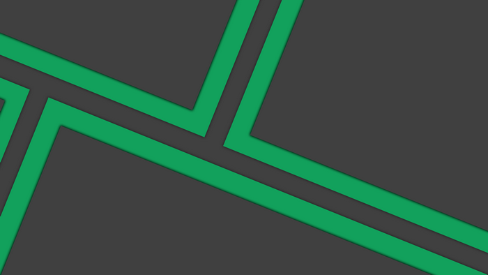 Green Lines on Dark Gray Minimalist Background