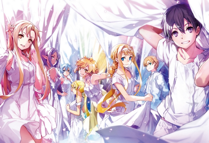 Sword Art Online Alicization Characters in White
