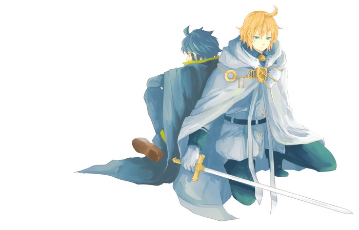 Mikaela Hyakuya and Yūichirō Hyakuya from Seraph of the End