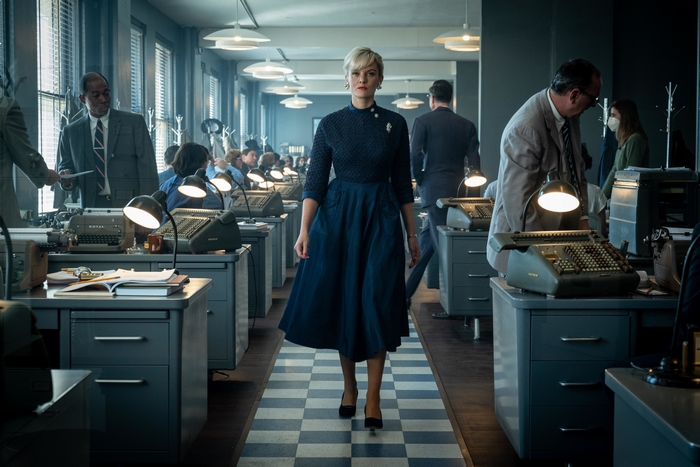 No Sudden Move Frankie Shaw in Office