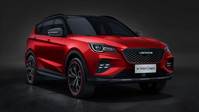 Red Jetour X70 Coupe SUV