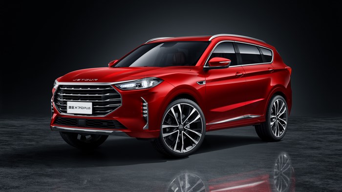 Red Jetour X70 Plus SUV