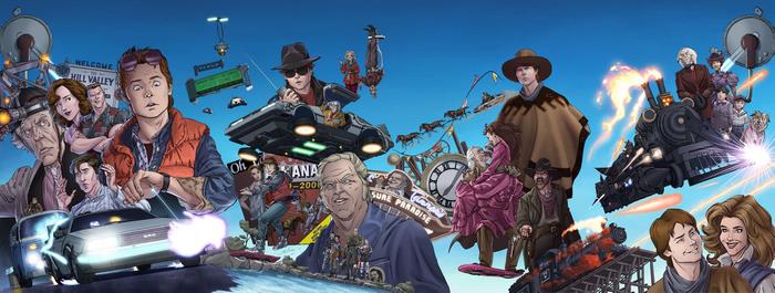 Back to the Future Characters and Vehicles