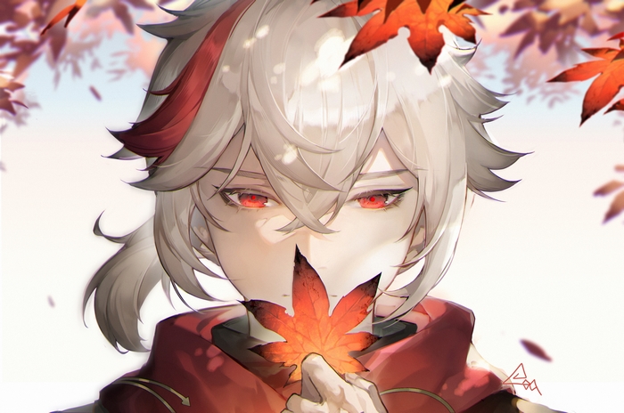 Kaedehara Kazuha Genshin Impact Autumn Leaf