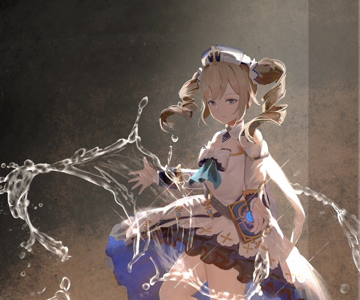 Barbara Genshin Impact Water Splash