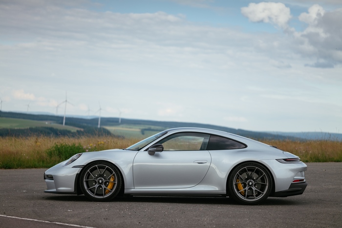 Silver Porsche 911 GT3 Touring PDK